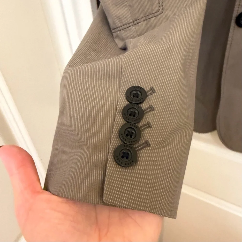 Hugo Boss Striped Cotton Jacket
